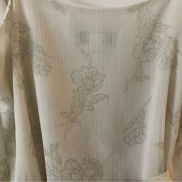 Express Floral Ruffle Wrap Tank Chiffon Floral Print XS NWOT - Picture 5 of 11